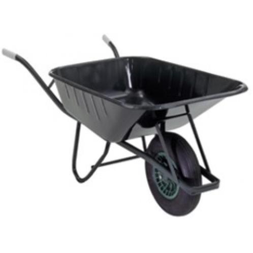 Kruiwagen gelakt 120liter landbouw met kunststof velg en, Doe-het-zelf en Bouw, Transportwagens, Nieuw