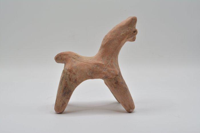 Beeldje - Horse figure. 11 cm L. Syro-hittite, 2000 BC -, Collections, Minéraux & Fossiles