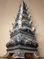 Vase - Bleu Delft - Faïence - Grandi scritte dipinte a mano, Antiek en Kunst