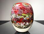 Maxence Parot - Vase - Vase unique couleurs et Or - Verre, Antiek en Kunst