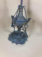 Olielamp - Koper - Met 3 tuiten