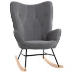 Loungestoel – Comfortabel Zitmeubel – Luxe Grijs, Nieuw, Ophalen of Verzenden, Modern, Stof