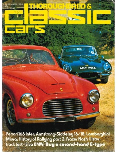 1975 THOROUGHBRED & CLASSIC CARS 03 ENGELS, Boeken, Auto's | Folders en Tijdschriften