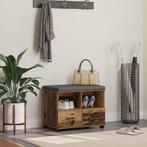 vidaXL Hallenbank Oudhout 60 x 38 x 46 cm Spaanplaat en, Verzenden, Nieuw