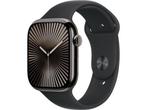 Veiling - Apple Watch Bandje 46mm Sport Band - S/M - Zwart, Nieuw