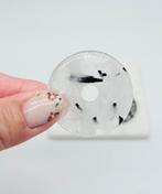 Toermalijnkwarts donut 40mm, Ophalen of Verzenden, Nieuw