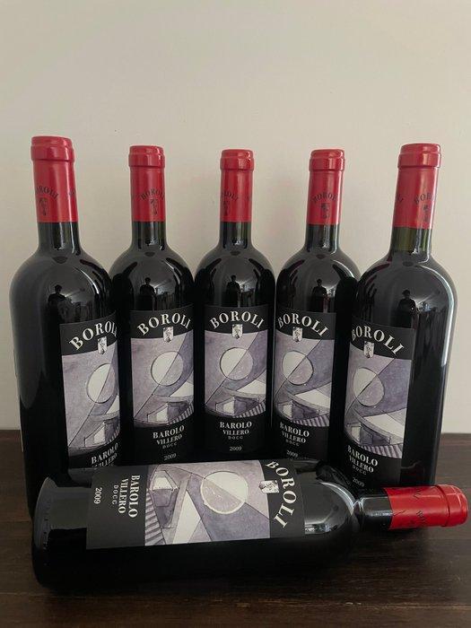 2009 Achille Boroli, Villero - Barolo DOCG - 6 Flessen (0.75, Verzamelen, Wijnen