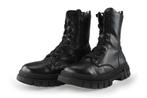 Tommy Hilfiger Veterboots in maat 37 Zwart | 5% extra, Kleding | Dames, Schoenen, Verzenden, Zwart, Overige typen, Zo goed als nieuw