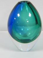 Orrefors - Erika Lagerbielke - Vaas - Glas - vaas ovaal, Antiek en Kunst