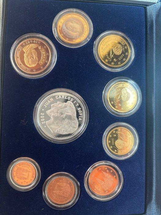 Spanje. Proof Set 2002 (Zonder minimumprijs), Timbres & Monnaies, Monnaies | Europe | Monnaies non-euro