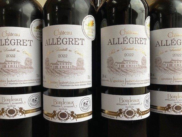 2023 Chateau Allegret - Bordeaux - 12 Flessen (0.75 liter), Verzamelen, Wijnen