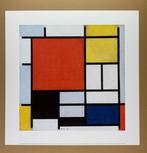 Piet Mondrian - Composition yellow, black, gray, blue -, Antiek en Kunst