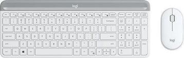 AZERTY Logitech Slim Wireless Keyboard and Mouse Combo MK...