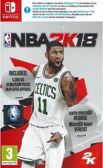 NBA 2K18 (Losse Cartridge) (Switch Games), Games en Spelcomputers, Games | Nintendo Switch, Zo goed als nieuw, Ophalen of Verzenden