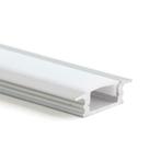 LED Strip inbouw-profiel 1 meter U vorm met witte cover, Nieuw, Ophalen of Verzenden