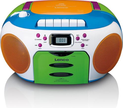 Lenco SCD-971 - Draagbare radio met cassette speler - Kids •, Huis en Inrichting, Woonaccessoires | Overige, Verzenden