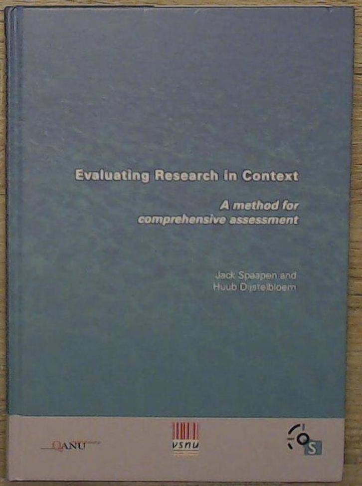 Evaluating Research in Context / COS Studies / 2006-1, Boeken, Economie, Management en Marketing, Gelezen, Verzenden