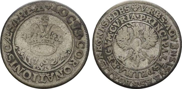 8 Mark 1752 Aachen Stadt:, Postzegels en Munten, Munten | Europa | Niet-Euromunten, België, Verzenden