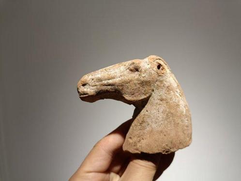Tang-dynastie China - keramiek rood paardenhoofd archeologie, Antiek en Kunst, Antiek | Overige Antiek