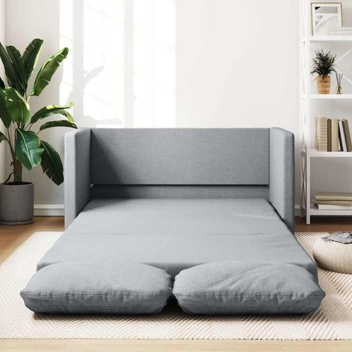 vidaXL Slaapbank vloermodel 2-in-1 112x174x55 cm stof, Huis en Inrichting, Zetels | Zetels, Nieuw, Verzenden