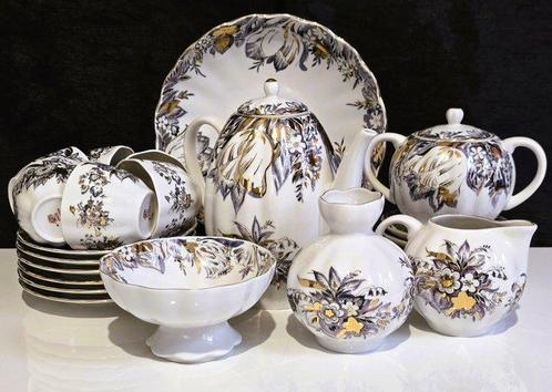Lomonosov Imperial Porcelain Factory - Service à café (24) -, Antiek en Kunst, Antiek | Meubels | Tafels