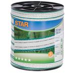 Star breed lint.,200m,20mm, wit/groen, 2xcu 0,30+4xni 0,30 -, Dieren en Toebehoren, Stalling en Weidegang
