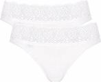 Sloggi Dames Pure Sense Luxe Tai C2P Slip wit 40 op Overig, Verzenden