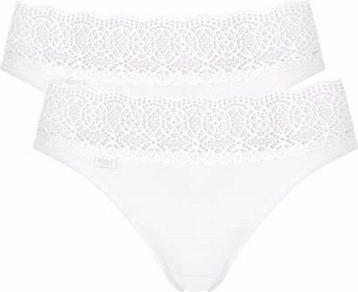 Sloggi Dames Pure Sense Luxe Tai C2P Slip wit 40 op Overig, Verzenden