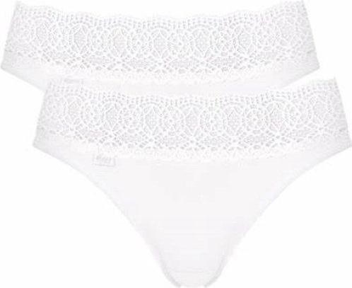 Sloggi Dames Pure Sense Luxe Tai C2P Slip wit 40 op Overig, Kleding | Dames, Ondergoed en Lingerie, Verzenden
