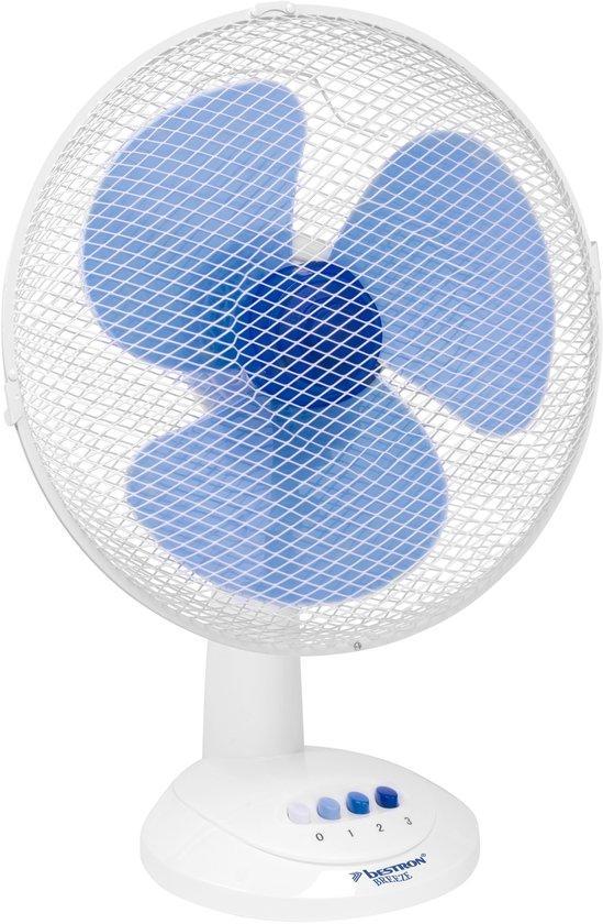 2dekans | Bestron Tafelventilator Ø 35cm, Ventilator met 3, Elektronische apparatuur, Ventilatoren, Ophalen of Verzenden