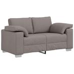 vidaXL Loveseat Taupe 160 cm Stof, Huis en Inrichting, Zetels | Zetels, Verzenden, Nieuw