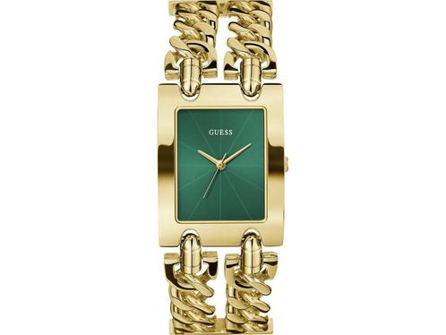 Guess Mod Heavy Metal GW0740L2 Horloge - Staal - Goudkleurig, Huis en Inrichting, Woonaccessoires | Overige, Zo goed als nieuw