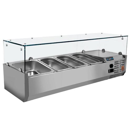 Opzetkoelvitrine | 6x 1/3 GN | +2°C/+8°C |, Zakelijke goederen, Horeca | Keukenapparatuur, Nieuw in verpakking, Verzenden