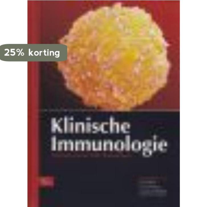 Klinische Immunologie 9789031380367, Boeken, Wetenschap, Zo goed als nieuw, Verzenden