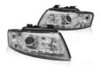 Daylight Chrome koplampen geschikt voor Audi A4 B6 cabrio, Auto-onderdelen, Verzenden, Nieuw, Audi