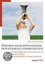 Speuren naar ontluikende intentionele communicatie, Guido Lichtert, Verzenden