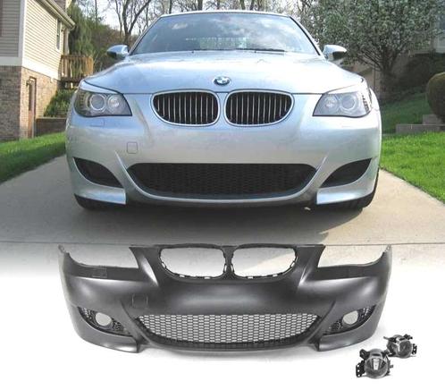 PARE CHOCS FRONTAL BMW E60 E61 03-07 LOOK M5 + ANTIBROUILLAR, Auto-onderdelen, Carrosserie, Verzenden