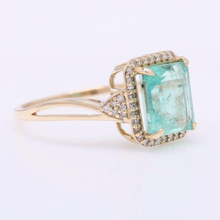 Zonder minimumprijs - Ring - 14 karaat Geel goud - 2.53ct., Handtassen en Accessoires, Ringen