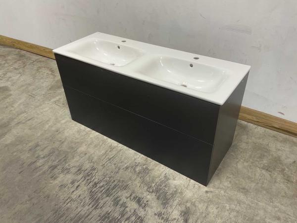 Veiling - Geberit badmeubelset dubbele wastafel 130x65cm, Bricolage & Construction, Sanitaire