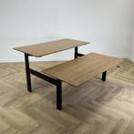 Vepa slinger duo bureau 160x80 cm, Zebrano - zwart, Huis en Inrichting, Bureaus, Gebruikt, Bureau