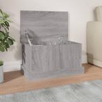 vidaXL Opbergbox 50x30x28 cm bewerkt hout grijs sonoma, Huis en Inrichting, Verzenden, Nieuw