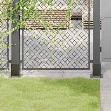 vidaXL Paaldonderstellen vierkant 12 st gepoedercoat staal, Verzenden