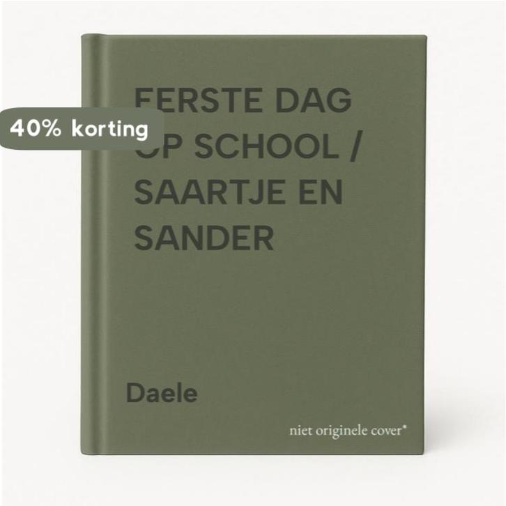 EERSTE DAG OP SCHOOL / SAARTJE EN SANDER 9789020918113 Daele, Boeken, Kinderboeken | Jeugd | 13 jaar en ouder, Gelezen, Verzenden