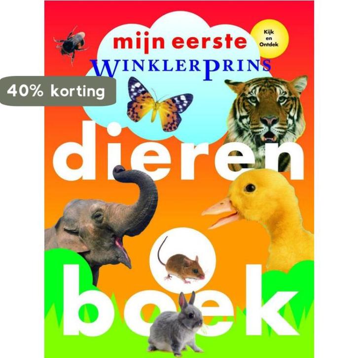 Mijn eerste Winkler Prins Dierenboek / Winkler Prins, Boeken, Kinderboeken | Kleuters, Gelezen, Verzenden