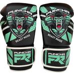 PunchR™ Beast Mode Bokshandschoenen Kids Zwart Groen, Sport en Fitness, Verzenden, Nieuw, Bokshandschoenen