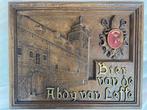 Bière Belge / « Bier Van De Aboy Van Leffe » - Plaque - Hout