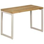 Mangohouten Eettafel 115cm | Retour Deal | 42% Korting, Huis en Inrichting, Verzenden, Nieuw, 100 tot 150 cm, 50 tot 100 cm