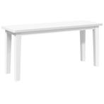 Bank 90cm Wit Rubberhout | Retour Deal | 40% korting, Huis en Inrichting, Eenpersoons, Verzenden, Minder dan 75 cm, Nieuw