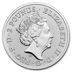 Verenigd Koninkrijk. 2 Pounds 2019 1 oz £2 GBP UK Silver The