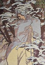 ARAZZO Alfons Mucha « LHIVER » - 100x45cm - Art nouveau -, Antiek en Kunst